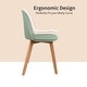 preview thumbnail 24 of 136, Modern Plastic and Wood Dining Chairs (Set of 2)