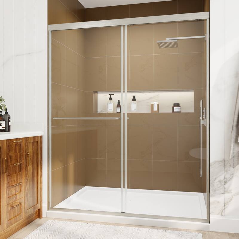 Modland 56-60''x 72'' Glass Shower Door - 56''-60''x 72''