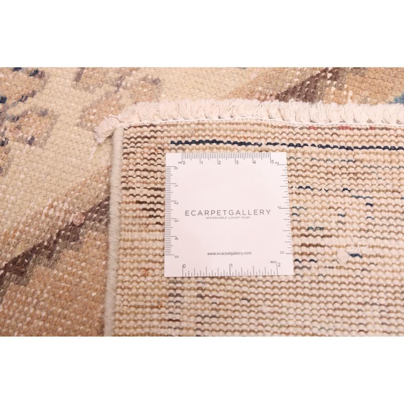 ECARPETGALLERY Hand-knotted Antalya Vintage Copper Wool Rug - 4'8 x 9'4