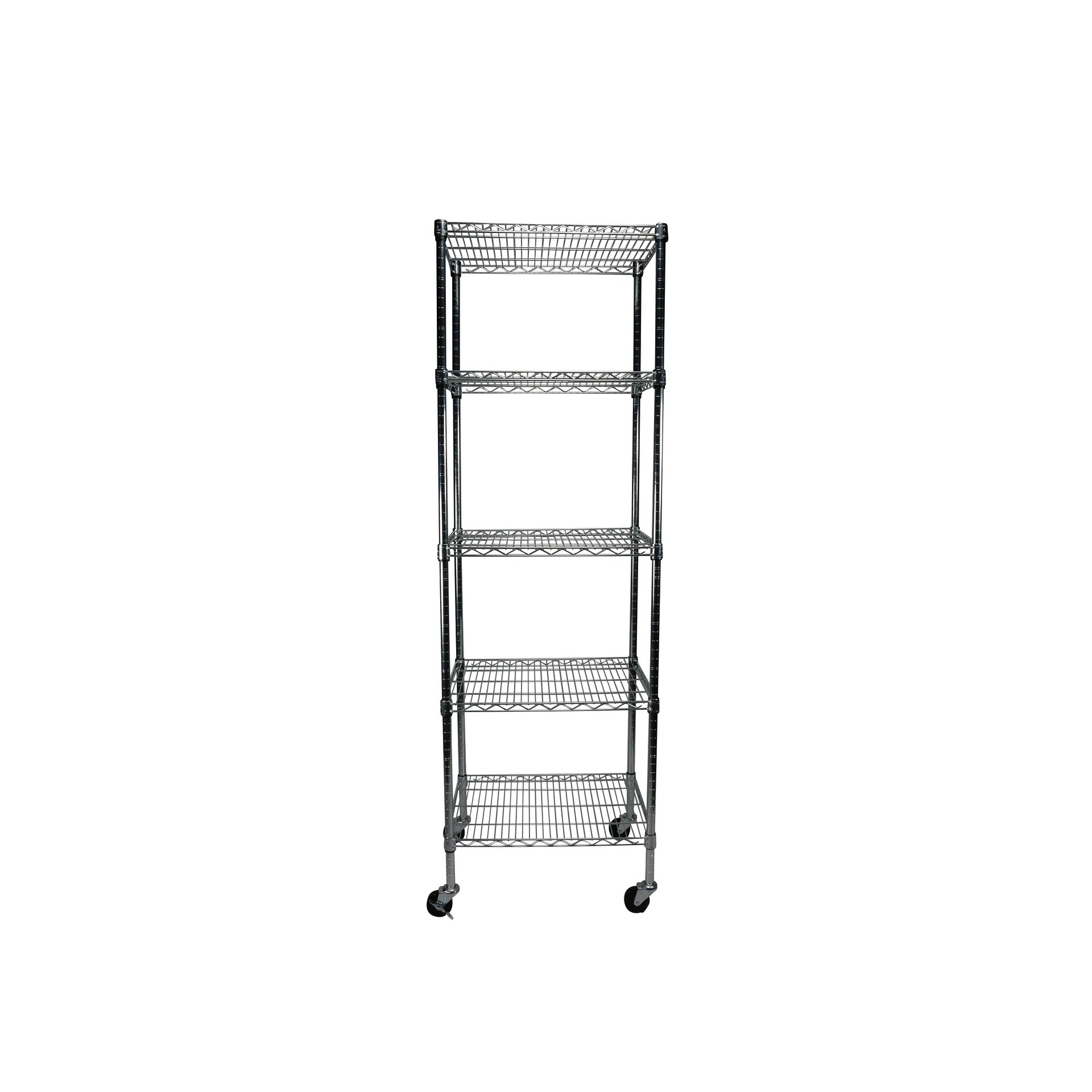 Apollo Hardware Chrome 3-Tier Wire Shelving Unit 20x12x20 with Shelf Liner