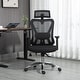 preview thumbnail 2 of 4, Ergonomic Mesh Computer Chair Office Chair With 3D Headrest Lumbar Support 5 Wheels - N/A