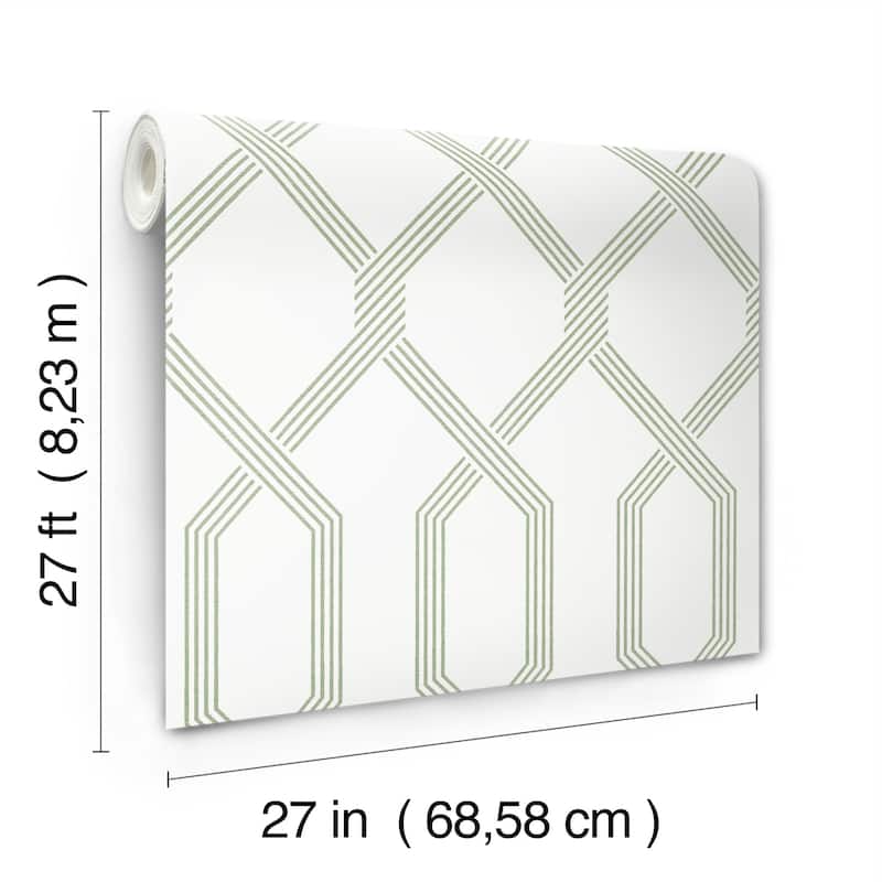Ronald Redding Palisade Green Wallpaper
