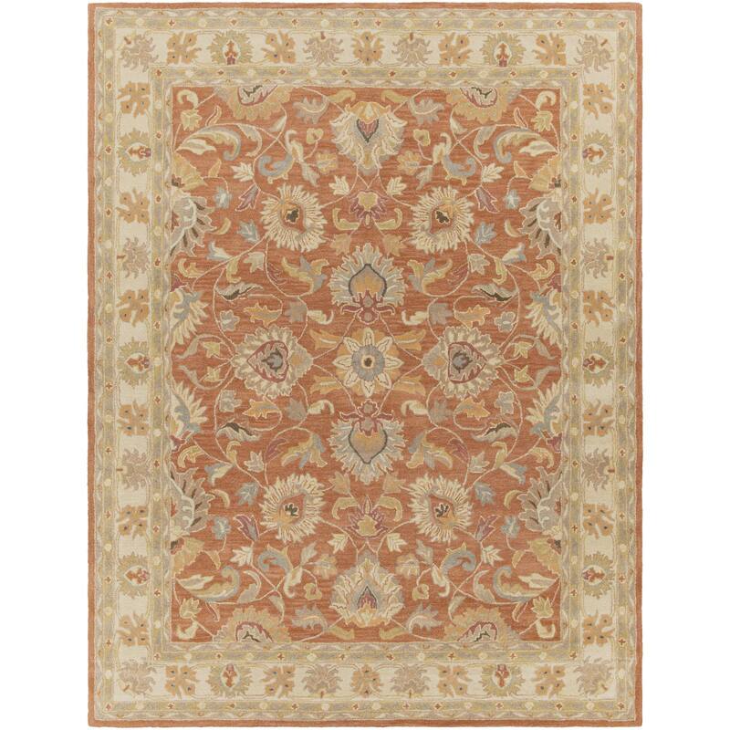 Livabliss Caesar Updated Traditional Border Area Rug.