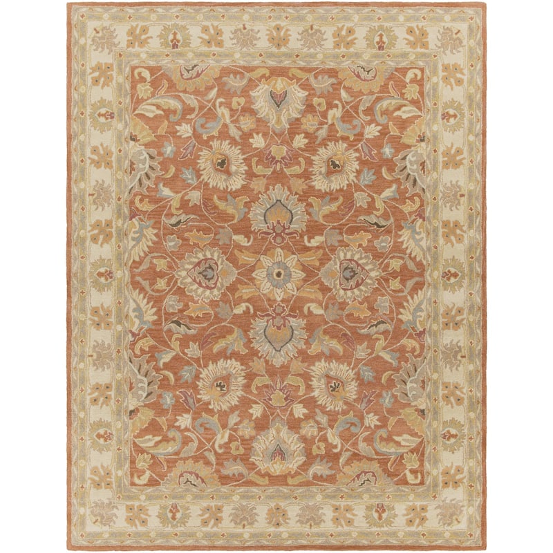 Livabliss Caesar Updated Traditional Border Area Rug.