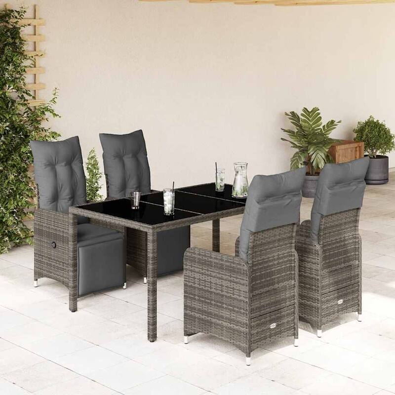 vidaXL Bistro Set Grey - 21.5 x 23.0 x 36.2