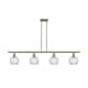 Option Antique Brass / Clear Water Glass