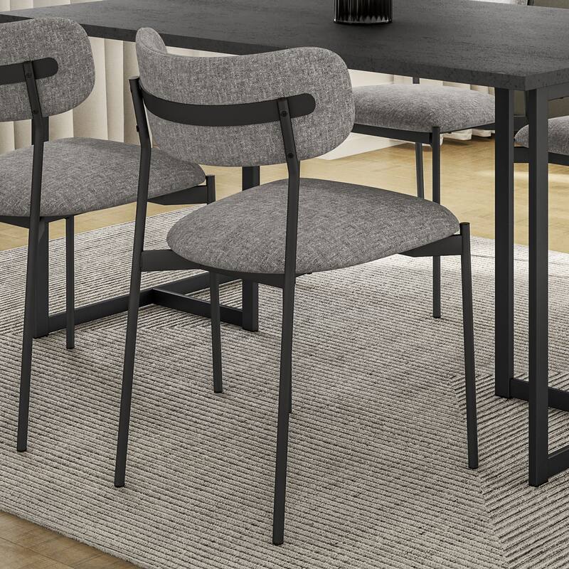 Amisco Mindy Table and Yasmina Chairs 5-Pieces Dining Set