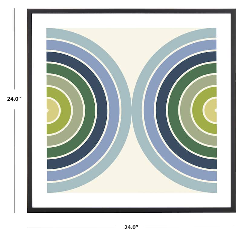 SAFAVIEH Tilli Put Your Records On 24-inch Square Framed Wall Art