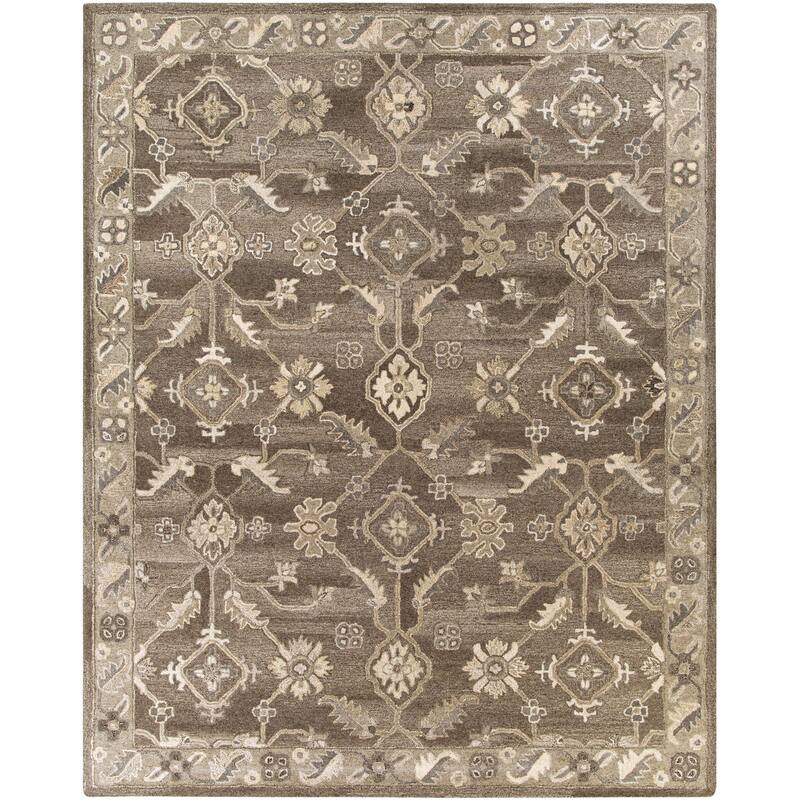 Livabliss Traditional Caesar Border Area Rug