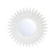 preview thumbnail 1 of 3, Broche Matte White 20in Mirror - 20