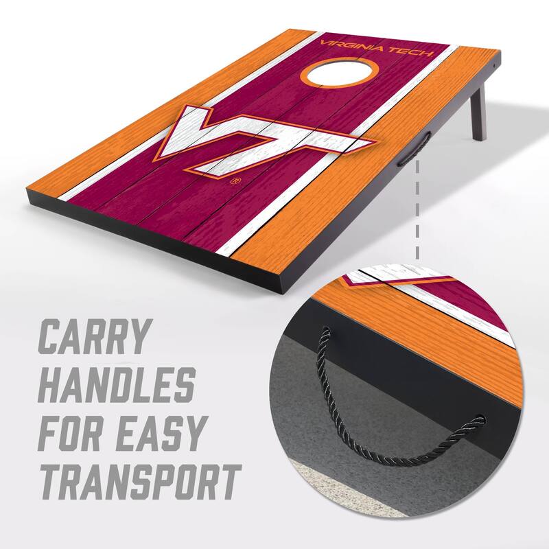 Virginia Tech Hokies NCAA Compact 2x3 Tailgate Cornhole Board Set