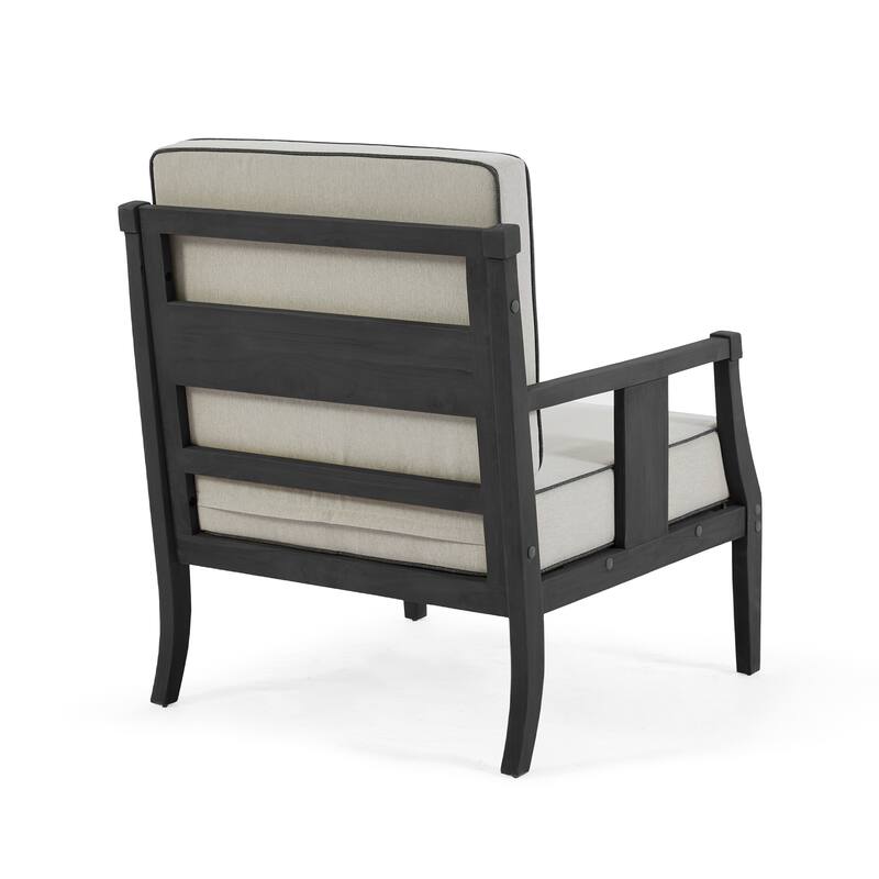 2 Set Outdoor Patio Club Chair with Cushion Patio Arm Lounge Chair