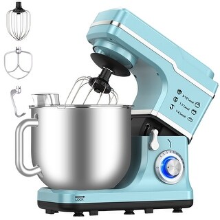 Impastatrice Elettrica Da Banco 660W 7,5QT Con Testa Basculante E Ciotola In Acciaio