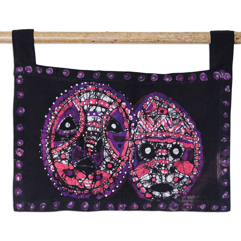 Novica Handmade Spirits Of The Past Cotton Batik Wall Hanging