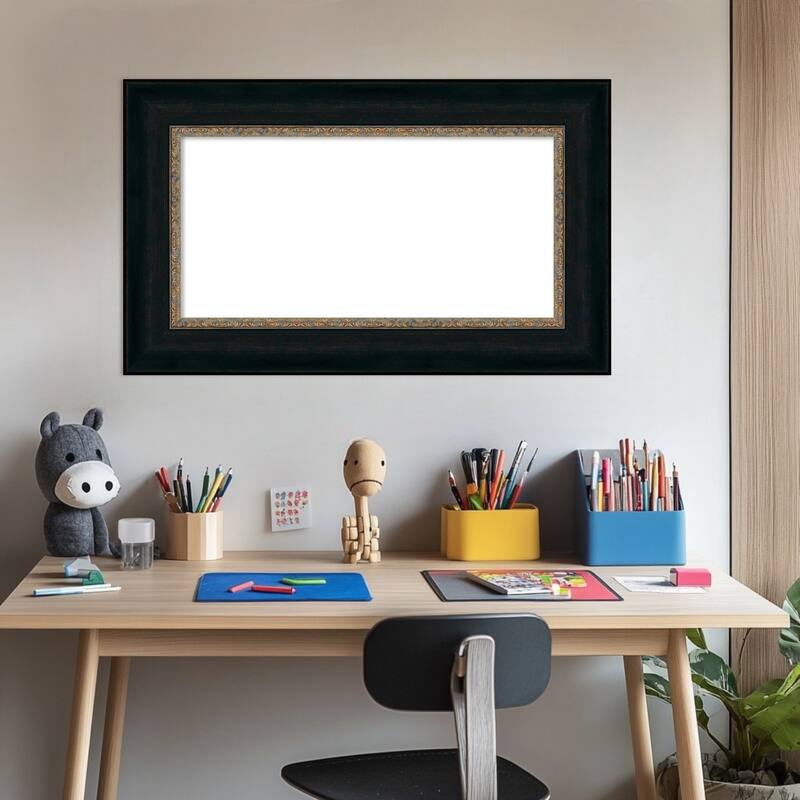 Amanti Art Paragon Bronze Framed Dry Erase Magnetic Board
