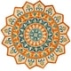 preview thumbnail 8 of 6, SAFAVIEH Handmade Novelty Fatma Mandala Wool Rug