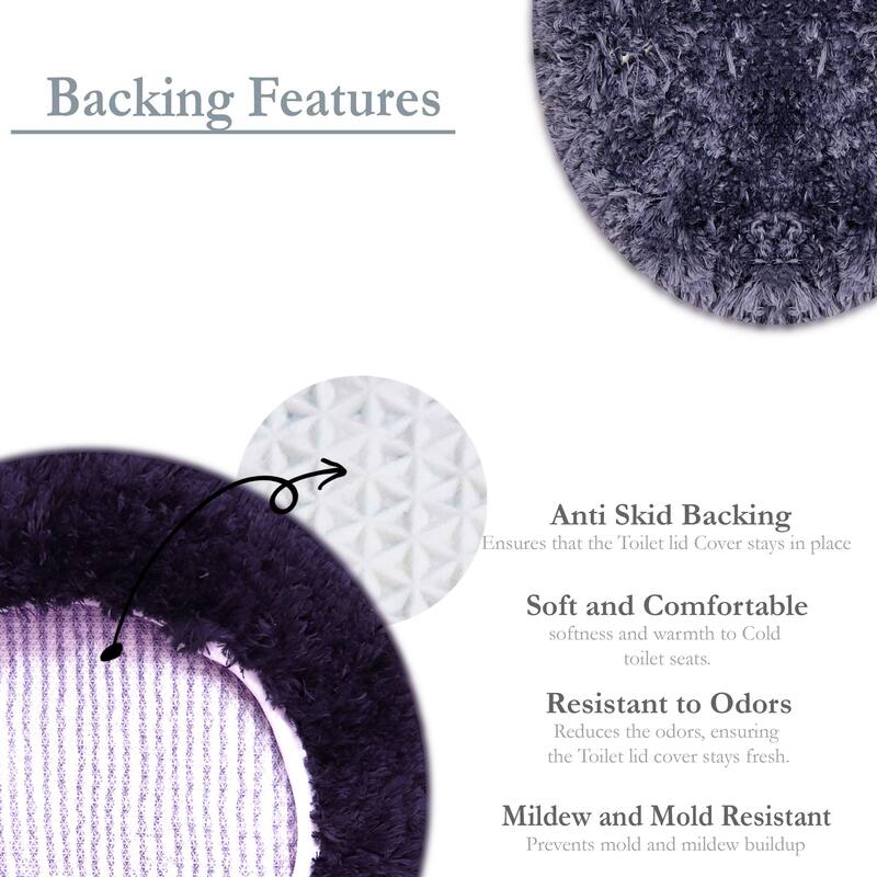 Element Plush Bathroom Rugs Quick-Dry Bathroom Mat, Washable & Absorbent Bath Rugs