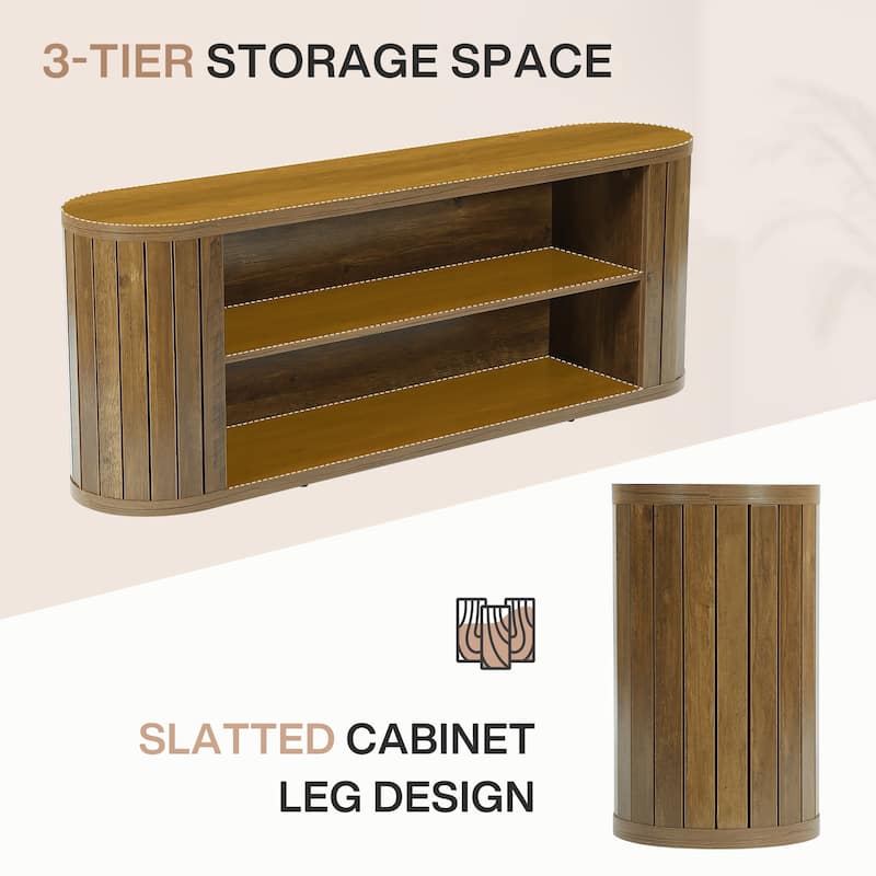 63" TV Stand for 55/60/65/75-Inch TVs