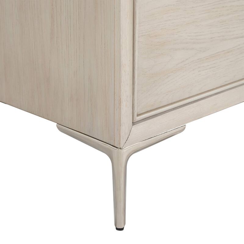 Furniture of America Fable Modern 5-Piece Solid Wood Panel Bedroom Set