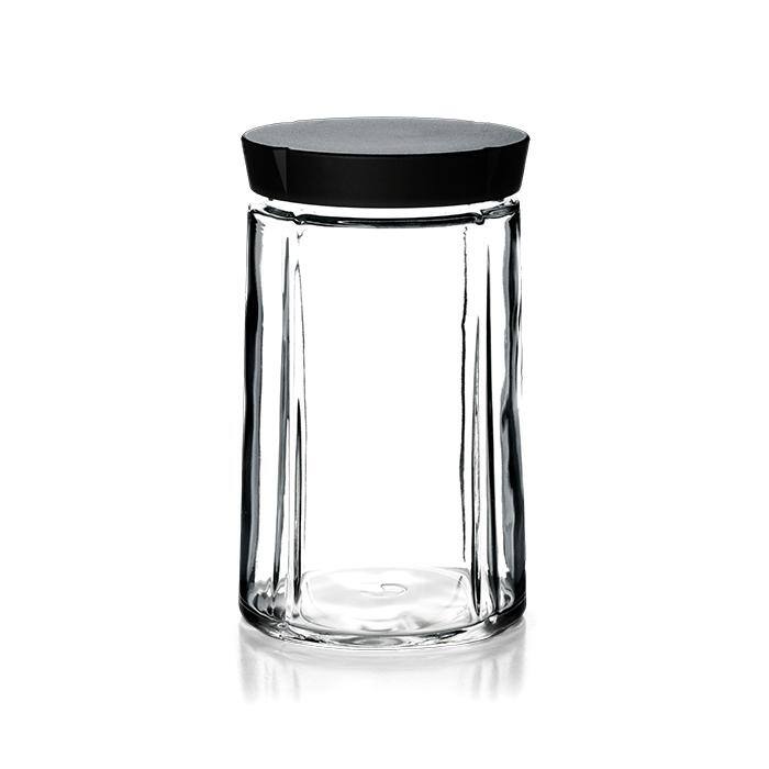 Rosendahl Grand Cru Storage Jars, Black - V: 33.8 oz