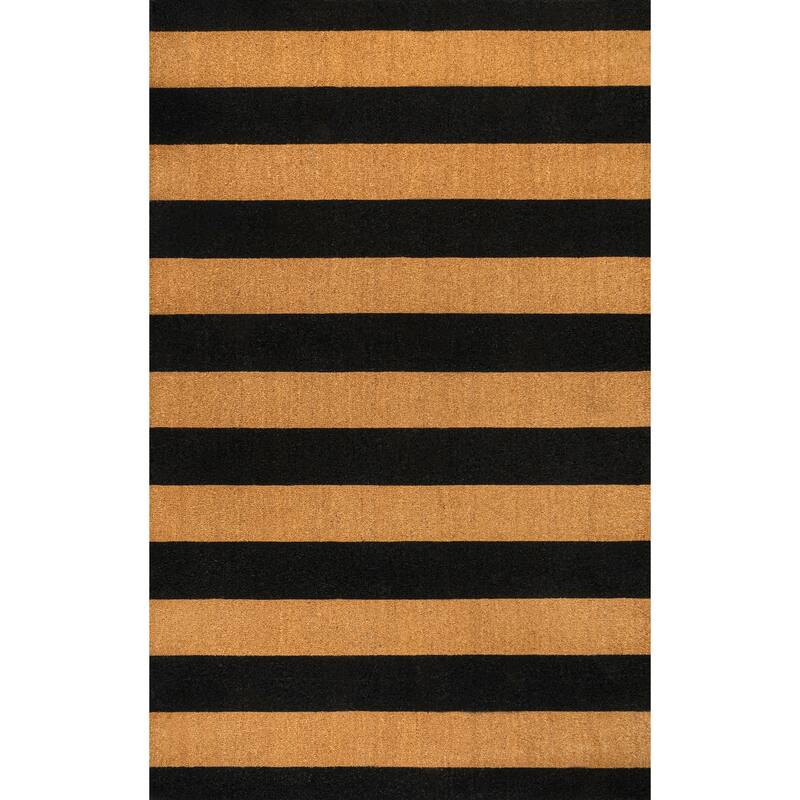 JONATHAN Y Classic Natural Coir Indoor/Outdoor Mat