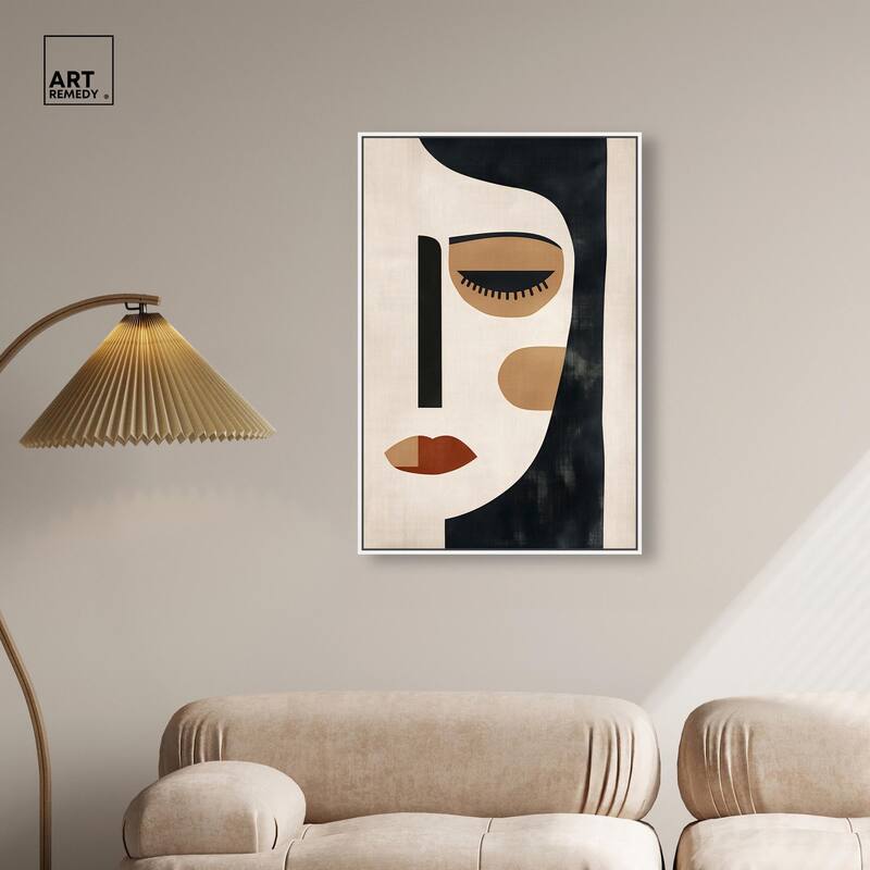 Face Moderne II Canvas by Art Remedy