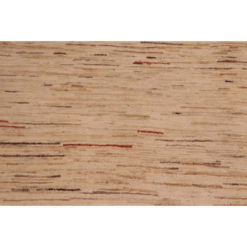 Boho Earthline Gabbeh Hand Knotted Wool Area Rug