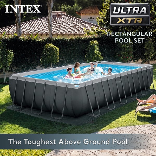 Intex - 24' X 12' X 52" Ultra Xtr Rectangular Pool Set