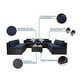preview thumbnail 17 of 15, Outdoor Rattan Wicker 8-piece Patio Furniture Sectional Sofa Set - 8-Pieces Sets