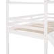 preview thumbnail 10 of 14, Twin Size House Loft Bed with Slide, White