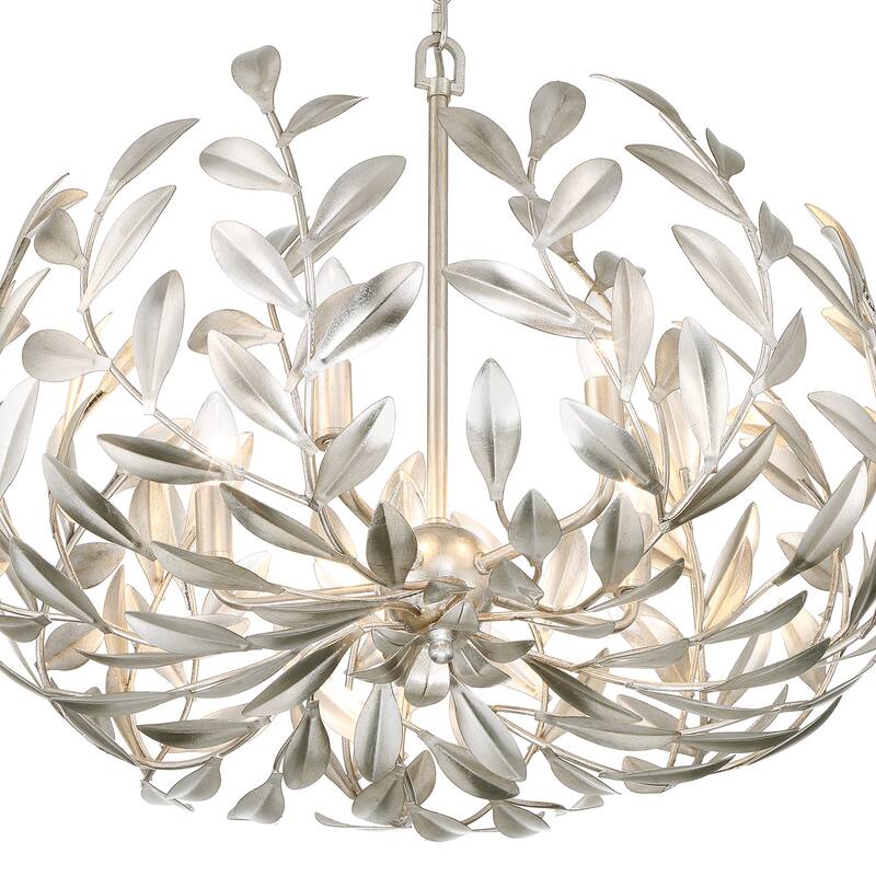 Crystorama Lighting Group 566 Broche 5 Light 23" Wide Taper Candle