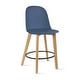 preview thumbnail 80 of 84, Set of 2 Designer Plastic Counter Stools Chair With Backs Side Armless Molded Kitchen Dining Bar Patio Indoor Outdoor Cafe
