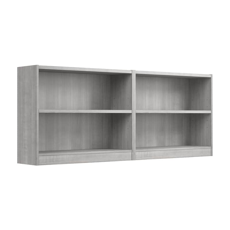 Universal Small 2 Shelf Bookcase Storage - Set of 2 by Bush Furniture.