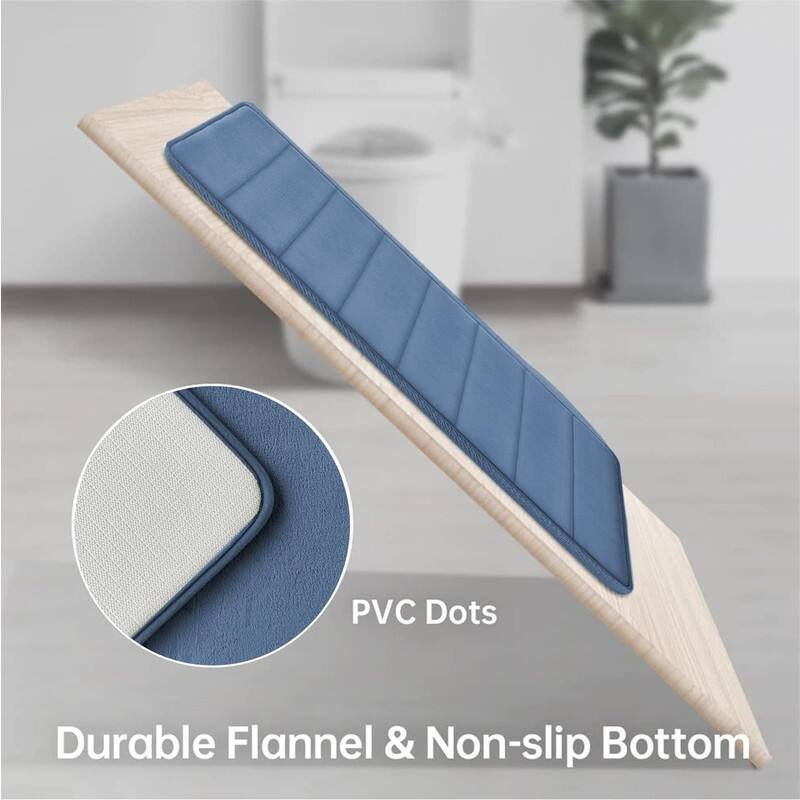 Bathroom Rugs Set Memory Foam