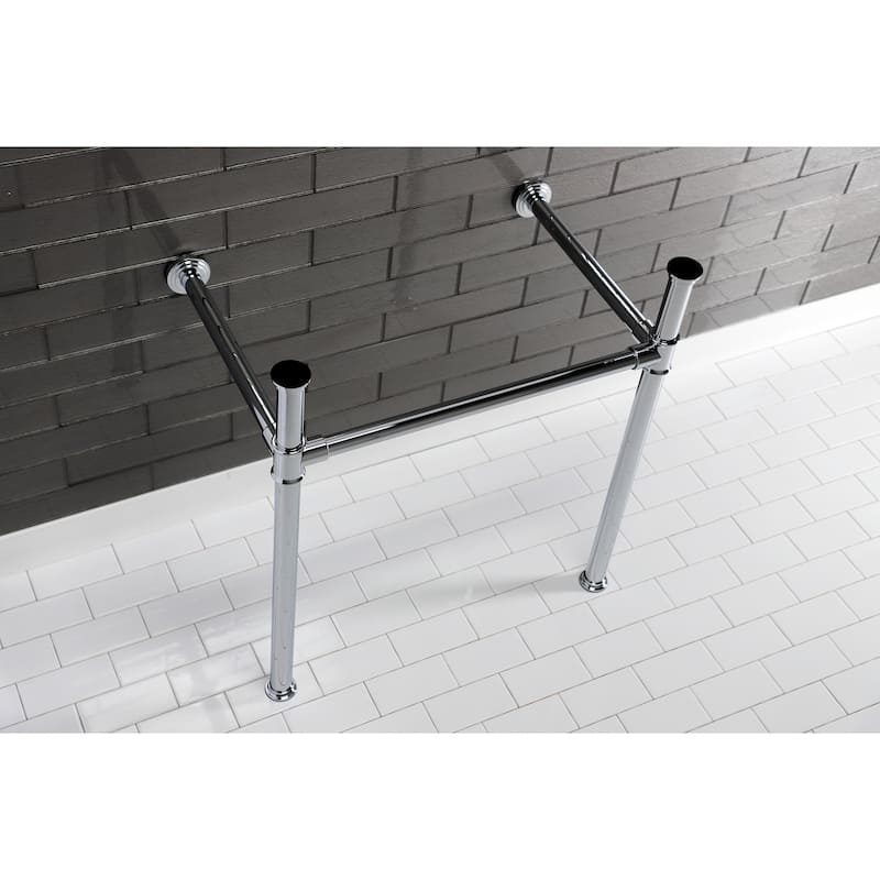Kingston Brass Fauceture Stainless Steel Console Sink Legs
