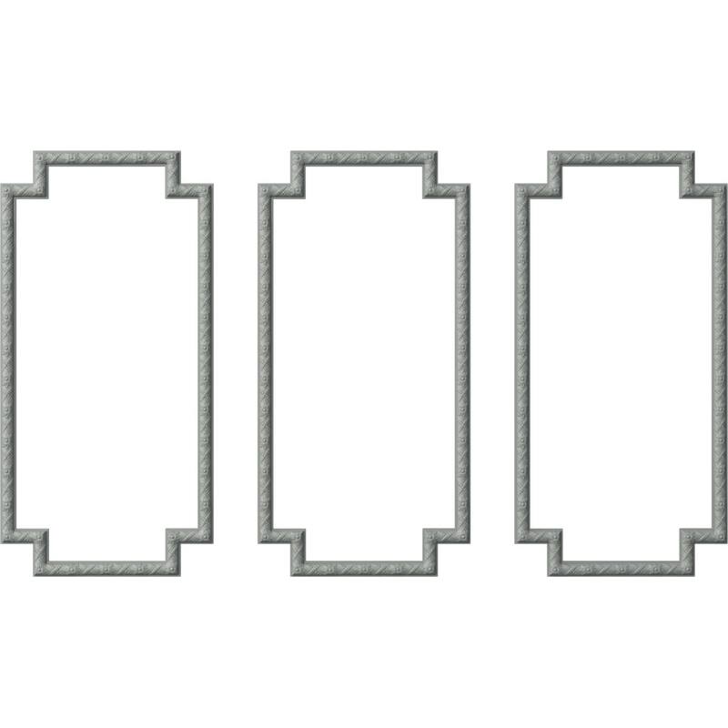 Sellek Panel Moulding Kit - 24"W x 48"H - Triple Pack