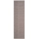 preview thumbnail 33 of 126, SAFAVIEH Handmade Flatweave Montauk Eliina Casual Cotton Rug 2'3" x 8' Runner - Ivory/Chocolate - Runner