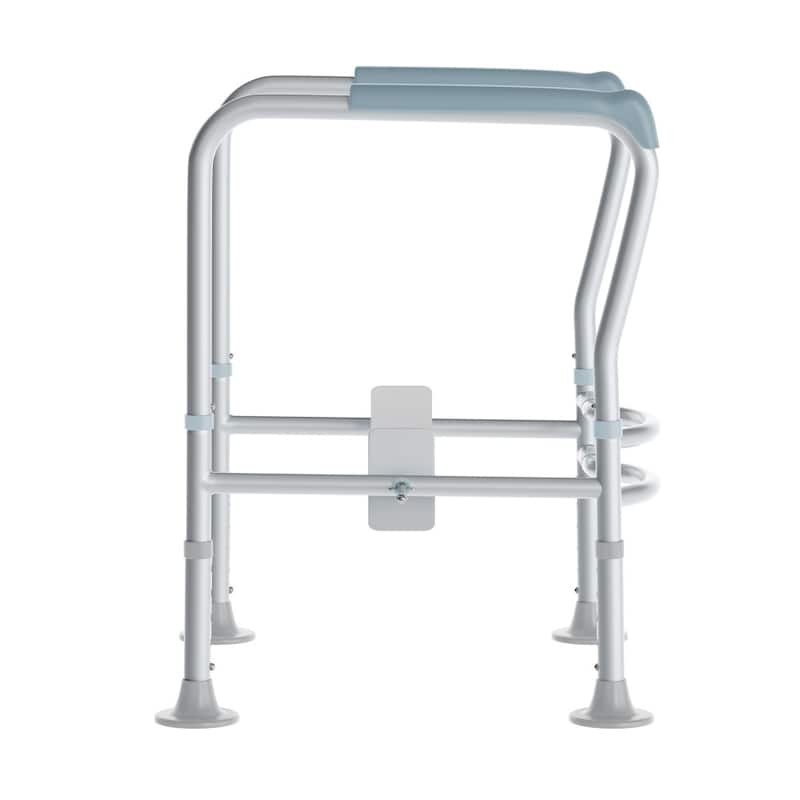 Adjustable Toilet Safety Rail with Padded Handles and Metal Frame - 23.5" - 27.25"W x 21.5"D x 26.25" - 30"H