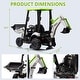 preview thumbnail 4 of 16, 4 in 1 Ride on Excavator