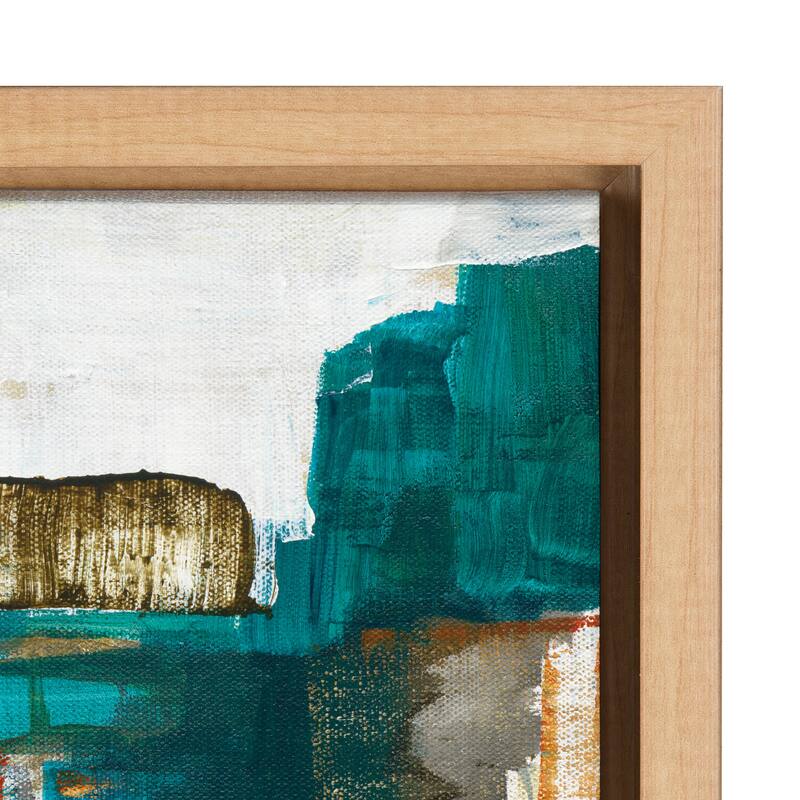 Kate and Laurel Sylvie Meteora Framed Canvas by Leah Nadeau