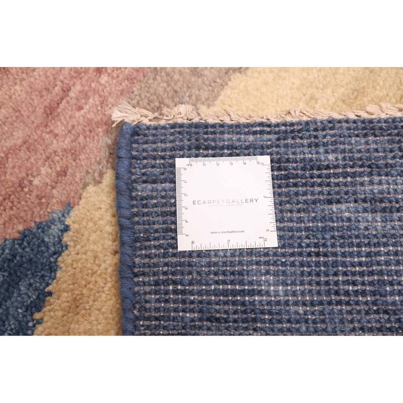 ECARPETGALLERY Hand-knotted Peshawar Ziegler Dark Blue Wool Rug - 4'3 x 6'3
