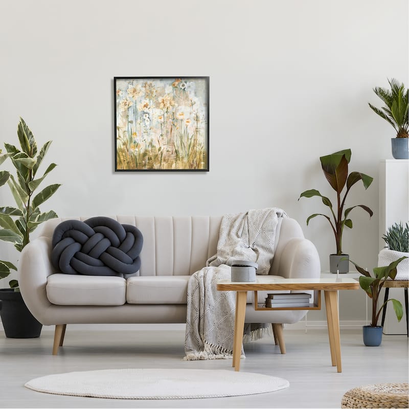 Stupell Varied Blooming Flowers Among Grasses Boho Painting Framed Wall Art, Design by Jill Martin