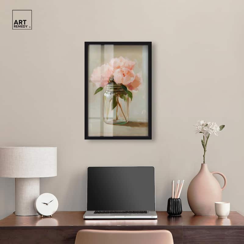 Jar of Petals Shadowbox by Art Remedy