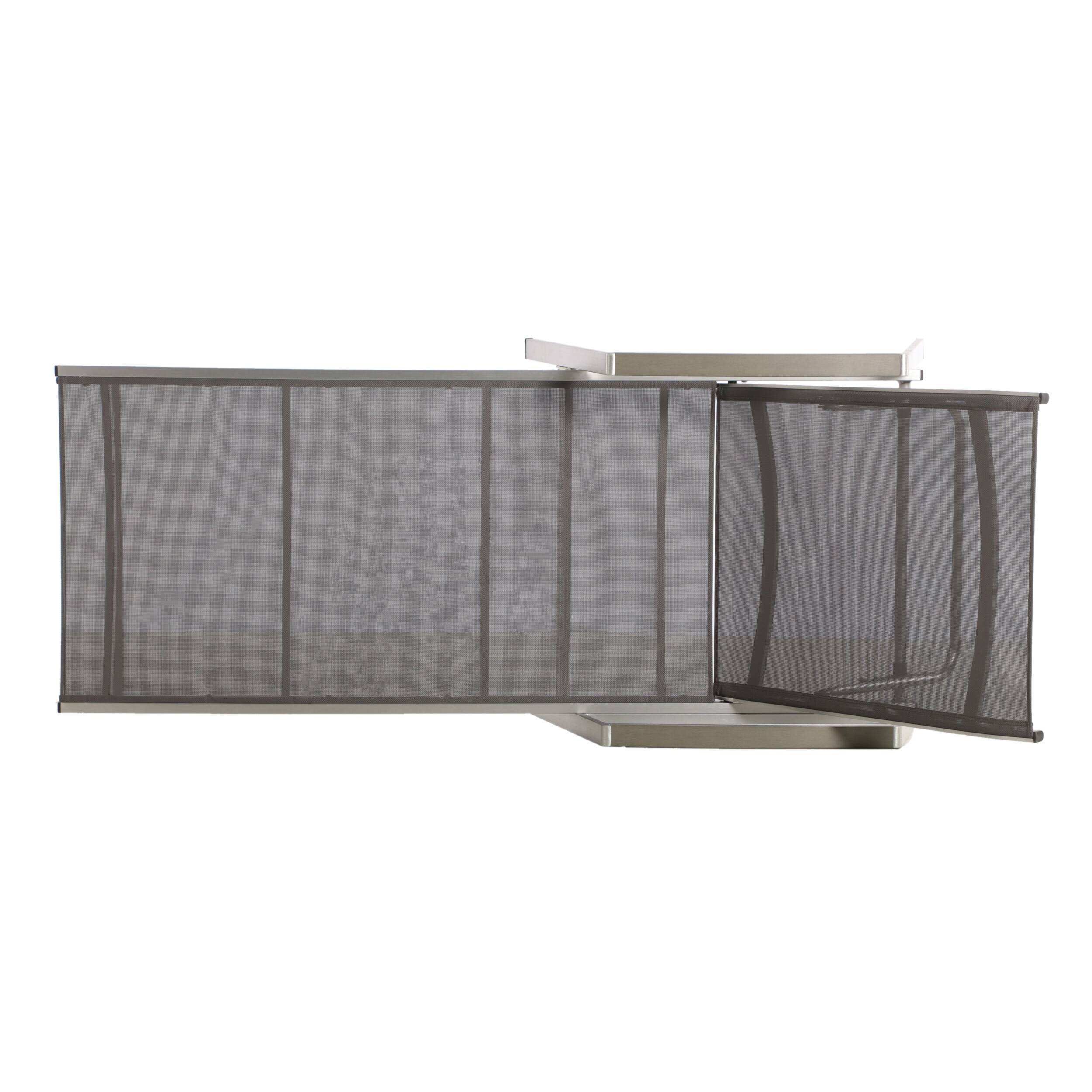 Oxton Outdoor Aluminum Chaise Lounge (Set of 4) by Christopher Knight