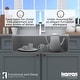 preview thumbnail 36 of 65, Karran Undermount Quartz 32 in. Single Bowl Kitchen Sink Kit