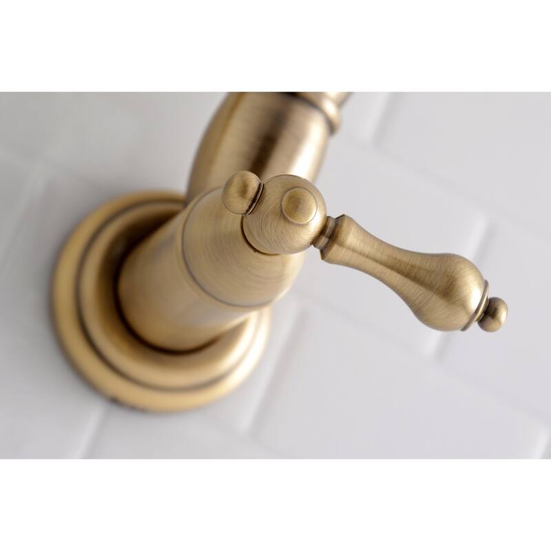 Restoration Wall Mount Pot Filler Kitchen Faucet