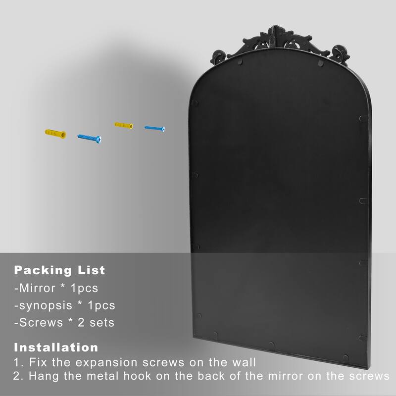 Traditional Baroque Ornate Wall Mirror