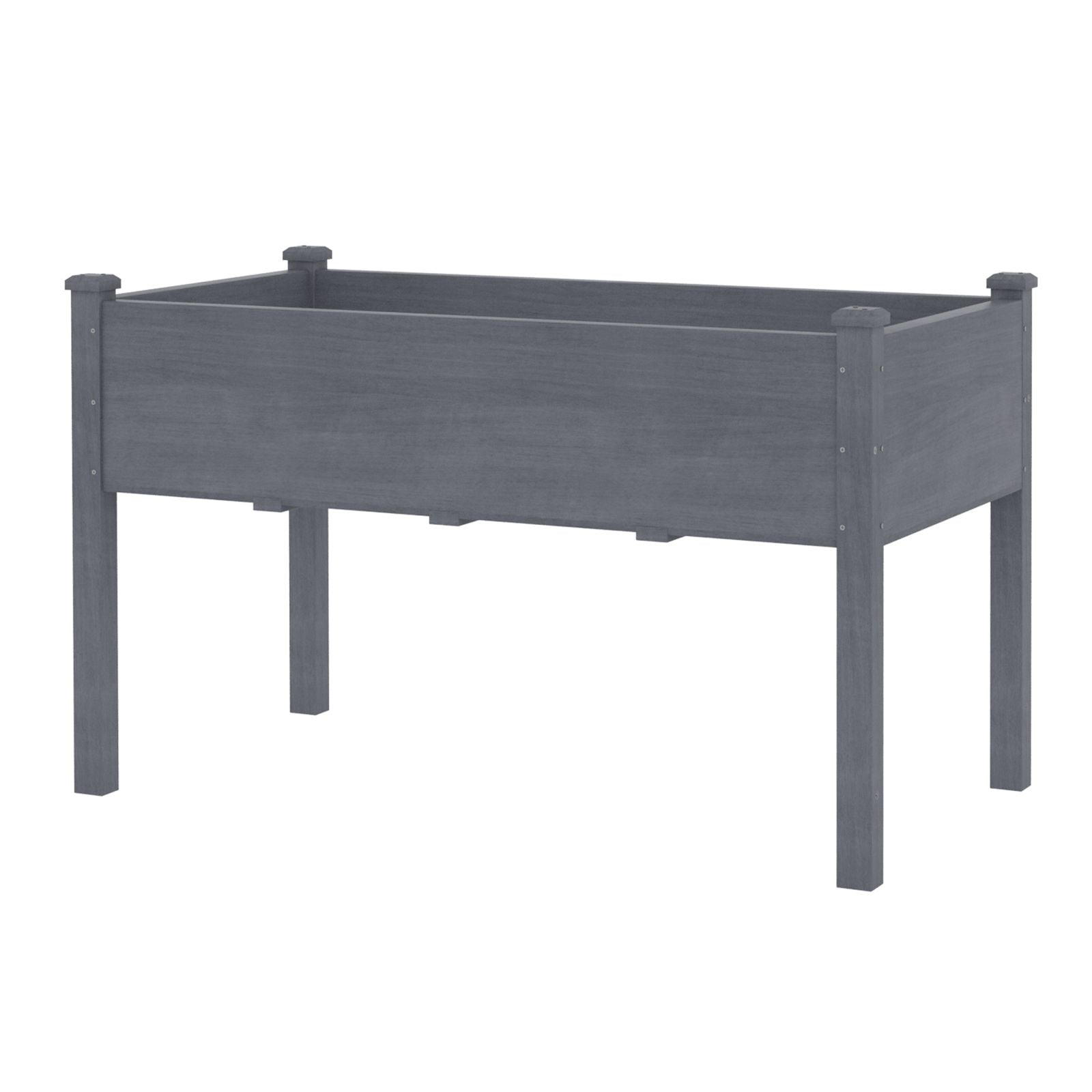 VEIKOUS 48 in. x 24 in. x 30 in. Wood Raised Garden Bed with Liner, Outdoor Elevated Planter Box