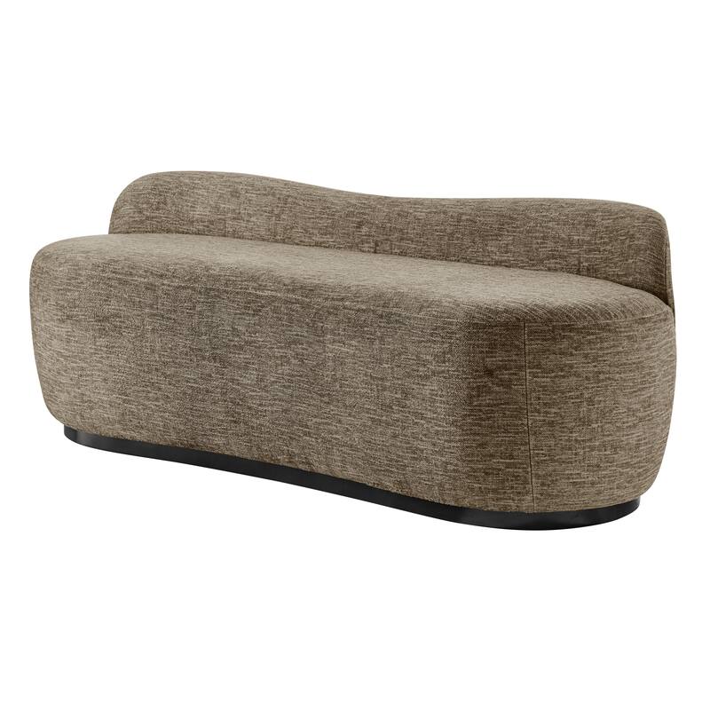 NPD Furniture Mandy Fabric Bench - Pasadena Taupe