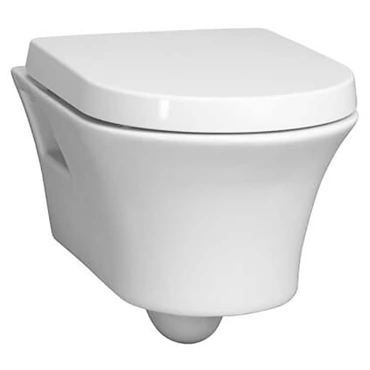 DXV Cossu Wall Mounted Elongated Chair Height Toilet Bowl Only - Seat